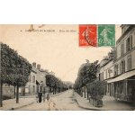 Cpa savigny sur orge - rue du mail (110)