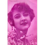 Cpa - voeux de nouvelle annee - 1929 - portrait feminin Cpa - voeux de nouvelle annee - 1929 - portrait feminin