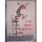 Cpm gaston n334   je ne pense qu'� toi   non ecrite