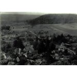 Cpsm france chevreuse ex seine et oise cote ouest de la ville au fond commencement du domaine de dampierre ...