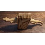 Crcelle a lames / hochet en bois lzard