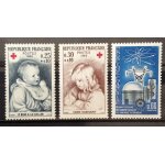 Croix rouge 1965 - renoir b�b� a la cuiller (n 1466) + croix rouge 1965 - renoir coco ecrivant (n 1467) ...