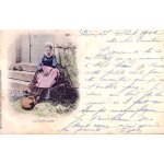 La cruche cass�e - carte precurseur - oblit�r�e 1902 - ref 021 977