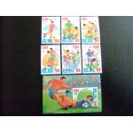 Cuba 1994 copa del mundo de football yvert n � 3345 - 3350 + bf 137 * * mnh