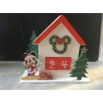 Dcoration de nol disney - mickey nol - calendrier bois : tradition amricaine - neuf