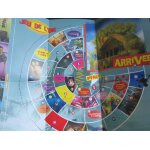 D�pliant / affiche : a la poursuite du roi plumes, jacobsen - jeu de l'oie au verso (13x18 cm - 38x36 ...