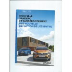 D�pliant dacia nouvelle sandero et sandero stepway une nouvelle d�finition de l'essentiel 2021