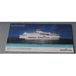 Dpliant du navire normandie de la cie brittany ferries - guide et consignes de scurit - 21x10cm - ...