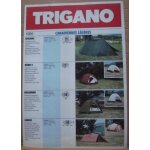 D�pliant publicitaire de constructeur: trigano industrie - tentes, mod�les 1985