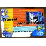 Dpliant transat jacques vabre du 9 au 17 octobre 1999. le havre ville dpart