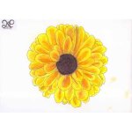 Dessin fleur tournesol jaune feutre promarker nm8 Dessin fleur tournesol jaune feutre promarker nm8