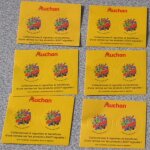 Douze vignettes autocollantes auchan 2018 crée ton monde lego rondes (diamètre 1. 8cm) - fond jaune avec ... Douze vignettes autocollantes auchan 2018 crée ton monde lego rondes (diamètre 1. 8cm) - fond jaune avec ...