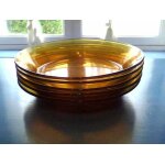 Duralex france - 5 assiettes creuses vintage années 70, marron ambré, orange rétro ¿ diame 20cm , hauteur ... Duralex france - 5 assiettes creuses vintage années 70, marron ambré, orange rétro ¿ diame 20cm , hauteur ...