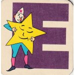 E - magnet babybel - clown - lettre