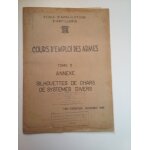 Ecole d'application d'artillerie, cours d'emploi des armes, tome 2, annexe, silhouettes de chars de systmes ...