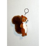 Ecureuil caisse d'epargne peluche porte cles mascotte