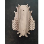 Ecusson en noyer massif pour brocard