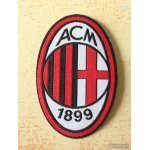 Ecusson thermocollant football ac milan 7x4, 5 cm