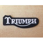 Ecusson triumph motor cycles 10x3 cm