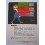 Editions bordas dpliant. herv morvan publicit vignette marque pages signet
