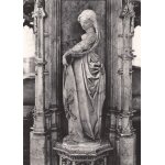 Eglise de brou (d�but xvi� s. ) - statuette d'un tombeau (ain)