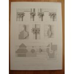 Eglise cath�drale, a reims : transsept - croisillon septentrional - d�tails en contrebas de la rosace ...