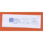 Ema empreinte machine a affranchir postage meter footprint institut superieur marketing paris 0, 92 euro ...