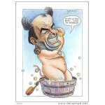 Emile mustacchi peintre catalan mini poster 030 x 022 de georges marchais du partie comuniste francais ...