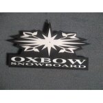 Enseigne logo 3d oxbow snowboard