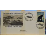 Enveloppe 1er jour : escale du queen mary ii
