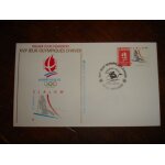 Enveloppe 1er jour - jeux olympiques d'albertville 1992 Enveloppe 1er jour - jeux olympiques d'albertville 1992