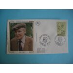 Enveloppe 1er jour: maurice genevoix - ch�teauneuf s / loire 10 nov. 1990
