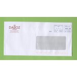 Enveloppe a fentre envelope empreinte machine affranchir postage meter footprint dalloz montrouge 0, ...