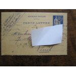 Enveloppe pr� timbr�e (65c). 1938 )