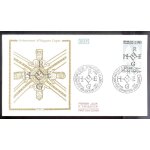 Enveloppe premier jour av�nement d'hugues capet 20 / 06 / 1987 noyon