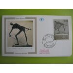 Enveloppe premier jour d'emission serie europa germaine richier