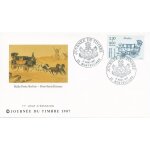 Enveloppe premier jour d'�mission: journ�e du timbre 1987 - berline