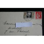 Enveloppe timbr�e (1935), timbre calmette - contre la tuberculose