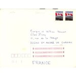 Enveloppe timbr�e . canada. . 1986