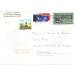 Enveloppe timbr�e . canada. seconde guerre mondizale. 1985