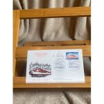 Enveloppe timbr�e exp. internationale cheminots 1er jour 1974 sign�e france