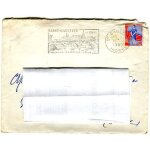 Enveloppe timbr�e - marianne a la nef - 0, 25 f - regagnon / piel - 1960