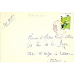 Enveloppe timbr�e mexico 1995