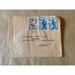 Enveloppe timbr�e oblit�r�e. cameroun