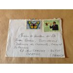 Enveloppe timbr�e oblit�r�e. cameroun