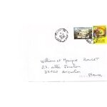 Enveloppe timbr�e republique cote d'ivoire