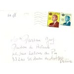 Enveloppe timbr�e royaume du maroc