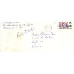 Enveloppe timbr�e usa . united states air mail. 1971