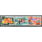 Espagne anne 1981 n 2254 2255 2256 neufs exportations / agrumes vins avions et vhicules
