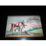 Etiquette ancienne tyrolienne lact� chocolaterie boissy